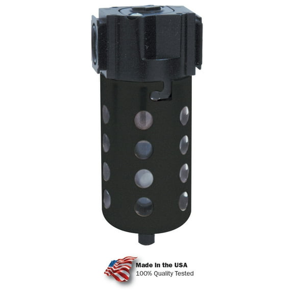 Arrow Standard Particulate Filter F354F Zinc/Poly Bowl With Float Drain 1/2"" NP