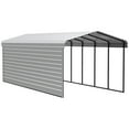 thumbnail image 1 of Arrow 12 x 29 x 9 ft Eggshell Carport With 1 Side Wall Kit, 1 of 15