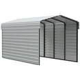 thumbnail image 1 of Arrow 10 x 20 x 9 ft Eggshell Steel Carport With 2 Side Wall Kit, 1 of 15