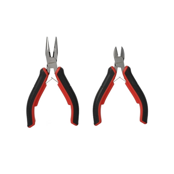Arrow Steel Mini Pliers Set - Diagonal and Long Needle Nose