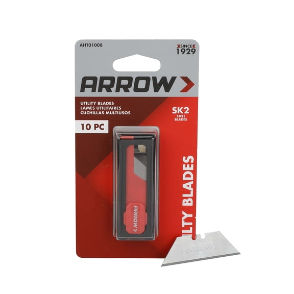 Arrow Steel Utility Blades - 10 Pack