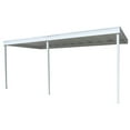 thumbnail image 1 of Arrow 10 x 20 x 9 ft Cool Grey Attached Carport/Patio Cover, 1 of 11