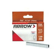 Arrow T25 9/16" Heavy Duty Cable Staples - 1000 Count, for Computer, Phone Cables, New