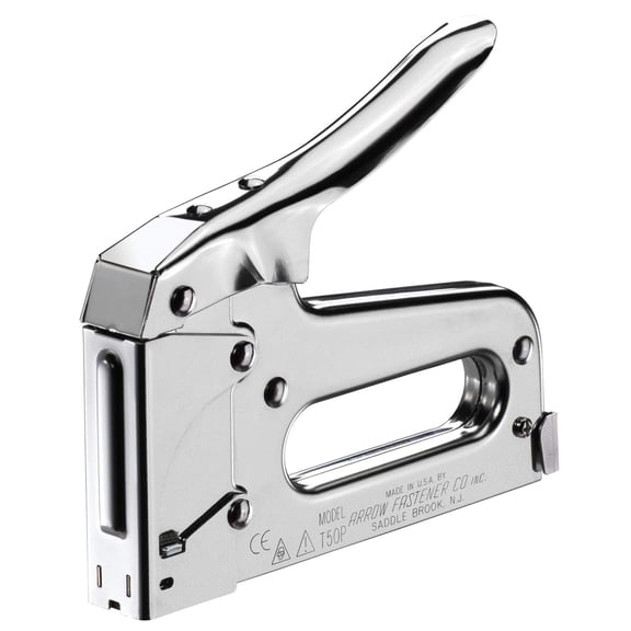 Arrow T50 Heavy Duty Manual Staple Gun for Upholstery, Wood, and Crafts, New
