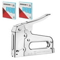 Arrow T50 Heavy Duty Staple Gun Kit, All Chrome Steel Stapler, with