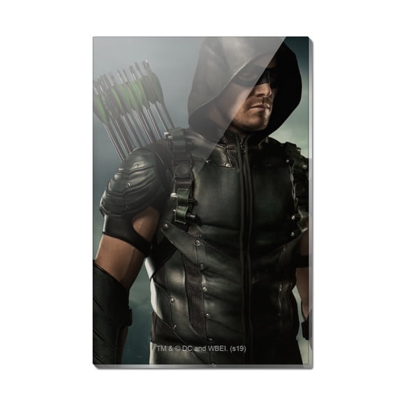 Arrow TV Series Character Art Rectangle Acrylic Fridge Refrigerator Magnet