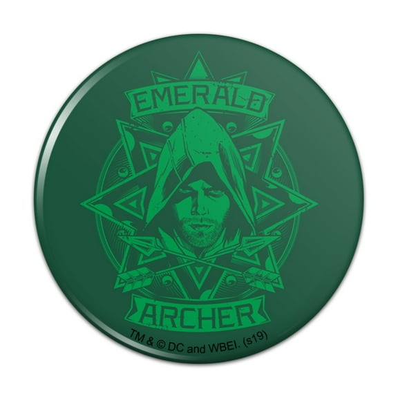 Arrow TV Series Emerald Archer Kitchen Refrigerator Locker Button Magnet