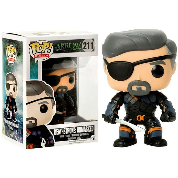 Funko Pop! Television Deathstroke Unmasked #211 Arrow Hot Topic Exclusive