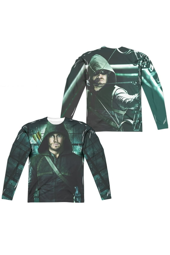 Arrow - Two Sides (Front/Back Print) - Regular Fit Long Sleeve Shirt - XXX-Large