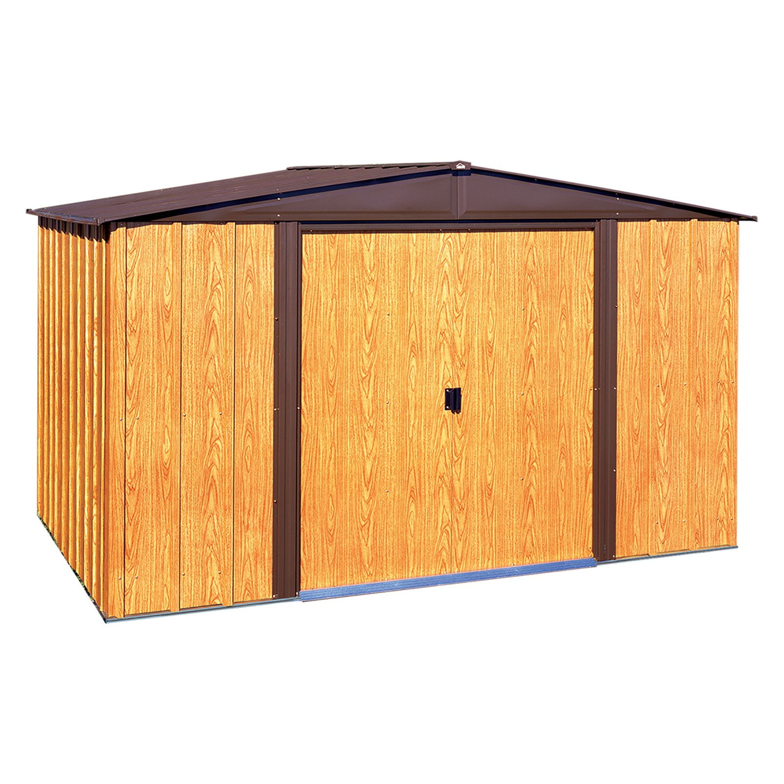 Arrow Woodlake Economy Peak Roof Steel Shed, 10x8