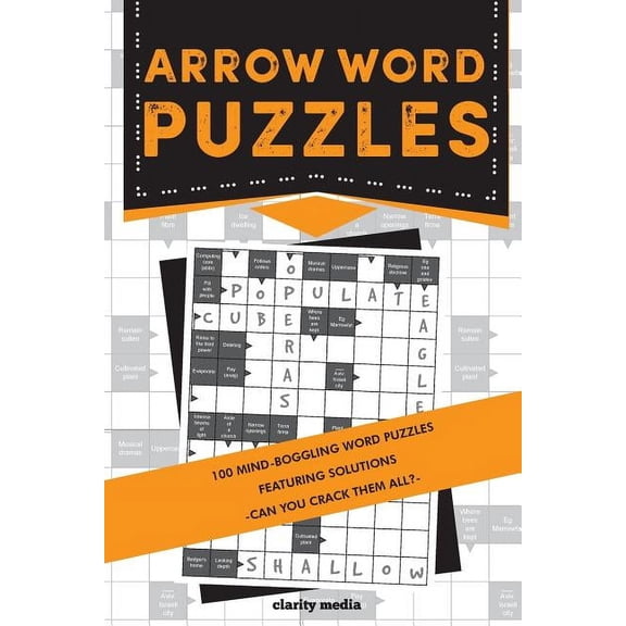 Arrow Word Puzzles: 100 puzzles with solutions, (Paperback)