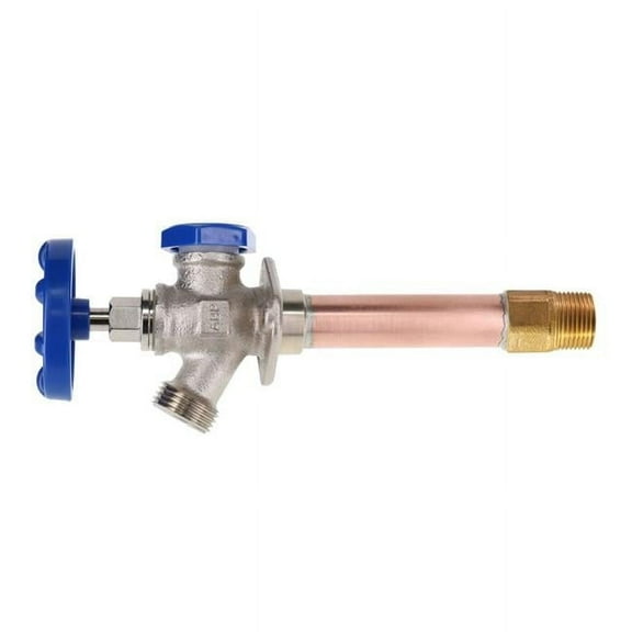 Arrowhead 0.75 MPT x 0.5 in. FPT Icebreaker Brass & Copper Freeze-Proof Wall Hydrant
