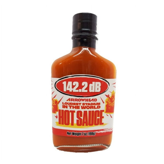 Arrowhead 142.2 db Loudest Stadium In The World Hot Sauce Decibel Up 7 Ounces