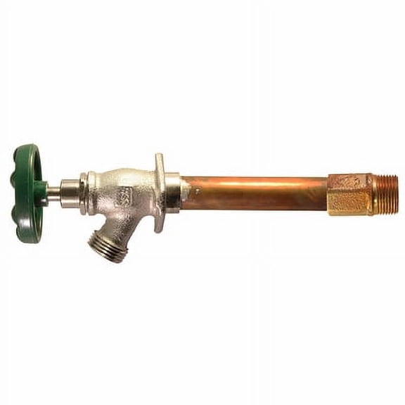 Arrowhead 455-08LF Frost-Free Standard Wall Hydrant, 1/2 x 3/4 in Connection, FIP x MIP x Male Hose Thread