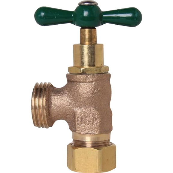 Arrowhead Brass 1/2 In. Compression X 3/4 In. Hose Thread Washing Machine Valve - Single Pack