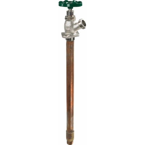 Arrowhead Brass 1/2 In. Copper SWT X 1/2 In. MIP Standard Frost Free Wall Hydrant - Pack of 2 Residential Use, Standard Application