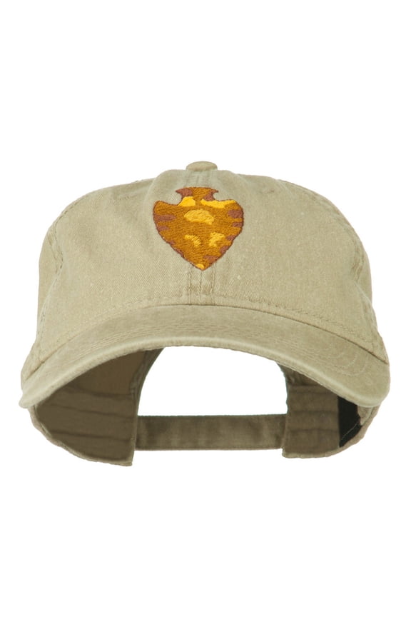 Arrowhead Embroidered Washed Cap - Khaki OSFM