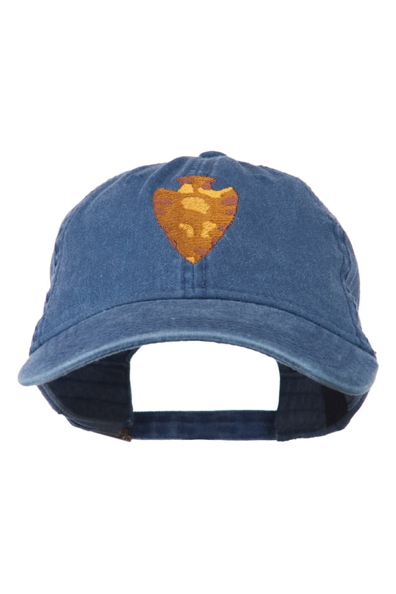 Arrowhead Embroidered Washed Cap - Navy OSFM