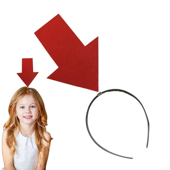 Arrowhead Headband, Funny Arrowhead Hair Bands for Women Girls, Novelty Arrows Symbols Headbands for Women Hairs, Ergonomics Detachable Arrows Symbols Hair Bands, for Hairs Accessories