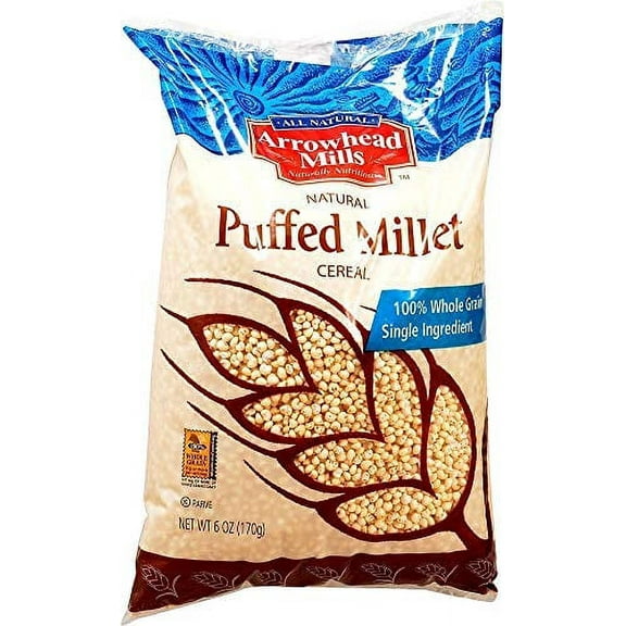 Arrowhead Mills Cereal Puffed Millet-6 oz (Pack of 2)