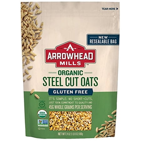Arrowhead Mills Gluten Free Steel Cut Oats, 24 Ounce