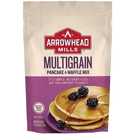 Arrowhead Mills Multigrain Pancake And Waffle Mix, 26 Oz. Bag (Pack Of 6)
