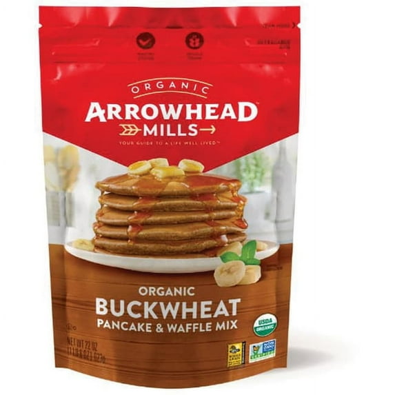 Arrowhead Mills Organic Buckwheat Pancake & Waffle Mix 22 oz Pkg