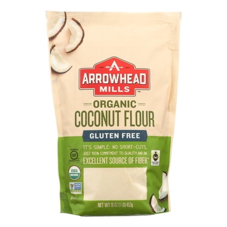 Arrowhead Mills Organic Coconut Flour, 16 Ounce - 6 per case.6