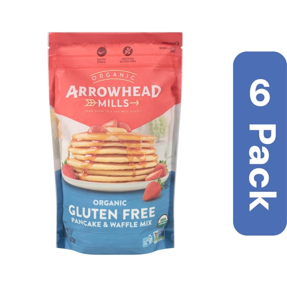 Arrowhead Mills Organic Pancake Mix 22 oz (Pack Of 6)