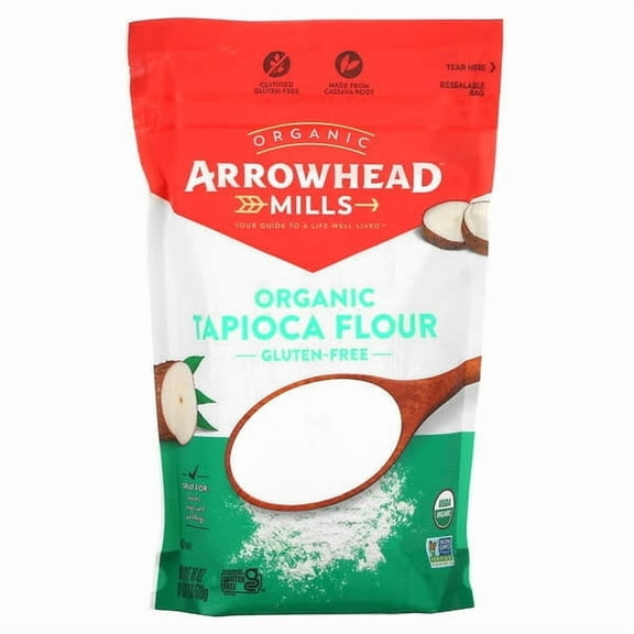 Arrowhead Mills, Organic Tapioca Flour, 18 oz Pack of 2