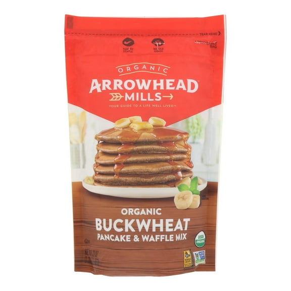 Arrowhead Mills - Pancake Mix Buckwheat - Case of 6-22 OZ