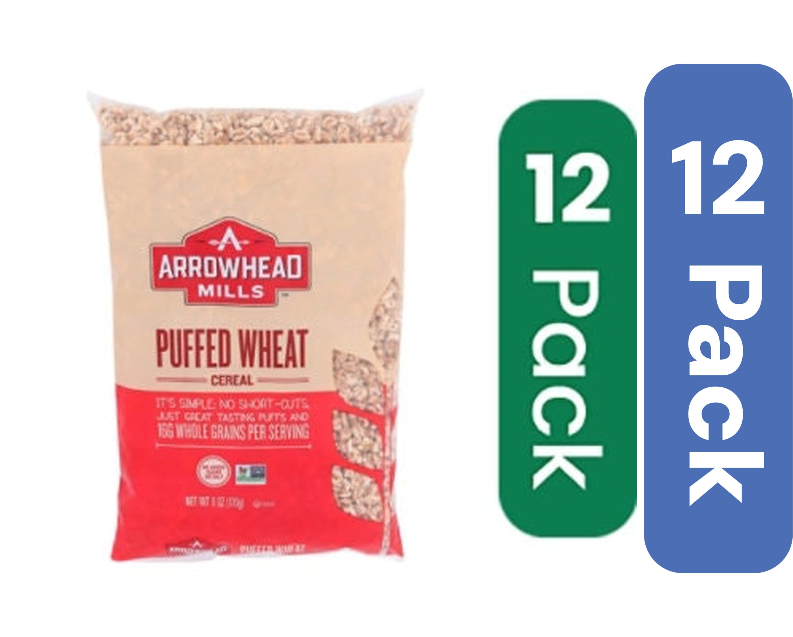 Arrowhead Mills Puff Wheat Cereal 6 oz (Pack Of 12)