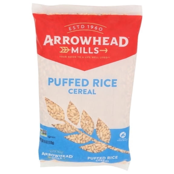 Arrowhead Mills Puffed Rice Cereal 6 oz Pack of 4