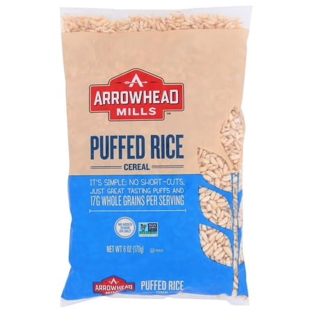 Arrowhead Mills Puffed Rice Cereal, 6 oz (Pack of 4)
