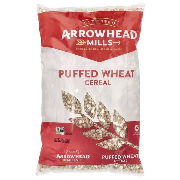 Arrowhead Mills Whole Grain Puffed Wheat Cereal 6 oz