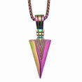 thumbnail image 1 of Arrowhead Pendant Necklace Stainless Steel Spear Point Jewelry for Men, 1 of 1