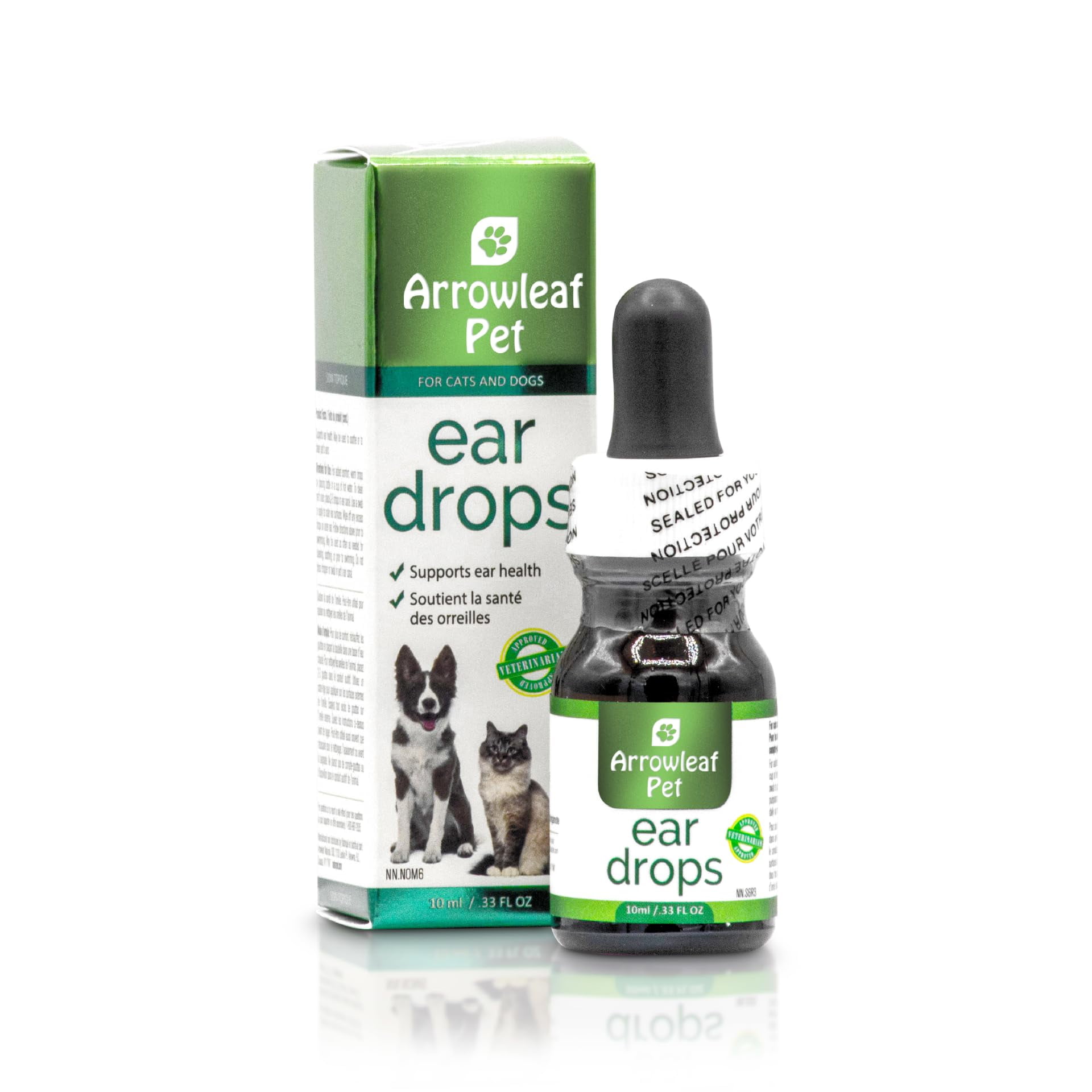 Arrowleaf Pet Ear Drops by HYZ01 NaturPet Inc Healthy Ear Support for