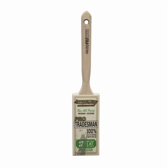 Arroworthy  Pro-Tradesman  2 in. W Medium Soft  Flat  Paint Brush