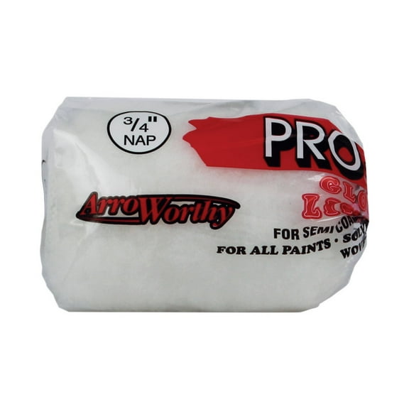 Arroworthy 4FGL6 4 x 0.75 in. Glossdel Lintless Roller Cover Pack of 25