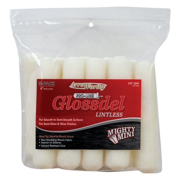 Arroworthy 6.5-GL3CK Microfiber Mini Roller, 6" x 3/8"