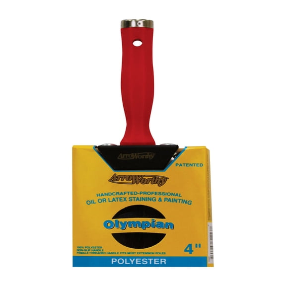 Arroworthy 7095 4" Olympian Polyester Stainer Brush, 4"