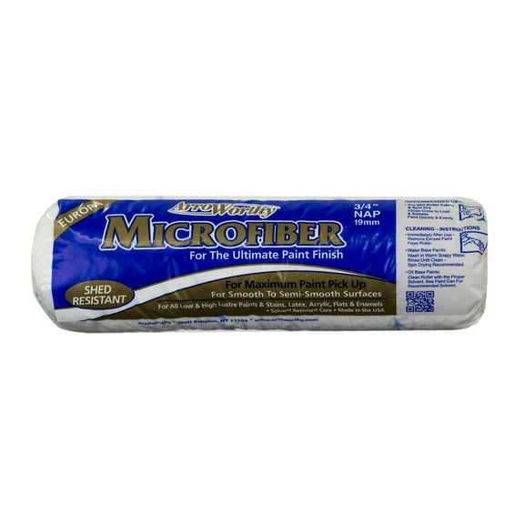 Arroworthy 9MFR6 9 x 0.75 in. Microfiber Roller Cover