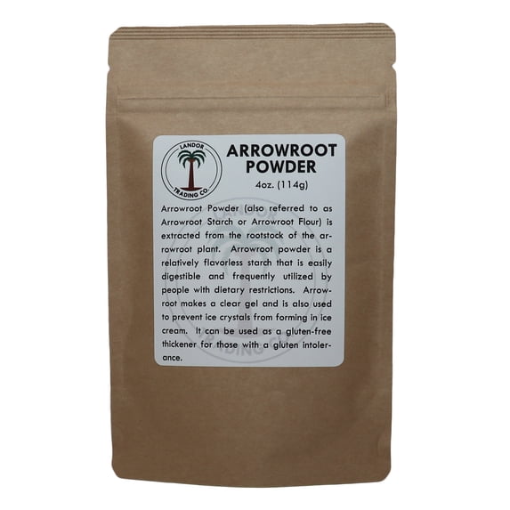 Arrowroot Powder 4 Ounces (1/4 Pound) - Walmart.com