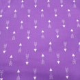 thumbnail image 1 of Arrows Purple Cotton Fabric, 1 of 1