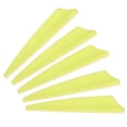 thumbnail image 1 of Arrows Vanes, 36 Pack 2.5 Inch Arrow Fletching Archery Arrow Feather Shield Fletch for DIY Target Shooting, White Yellow, 1 of 5