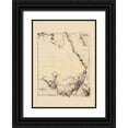 thumbnail image 1 of Arrowsmith 14x18 Black Ornate Wood Framed with Double Matting Museum Art Print Titled - Eastern Australia - Arrowsmith 1844, 1 of 4
