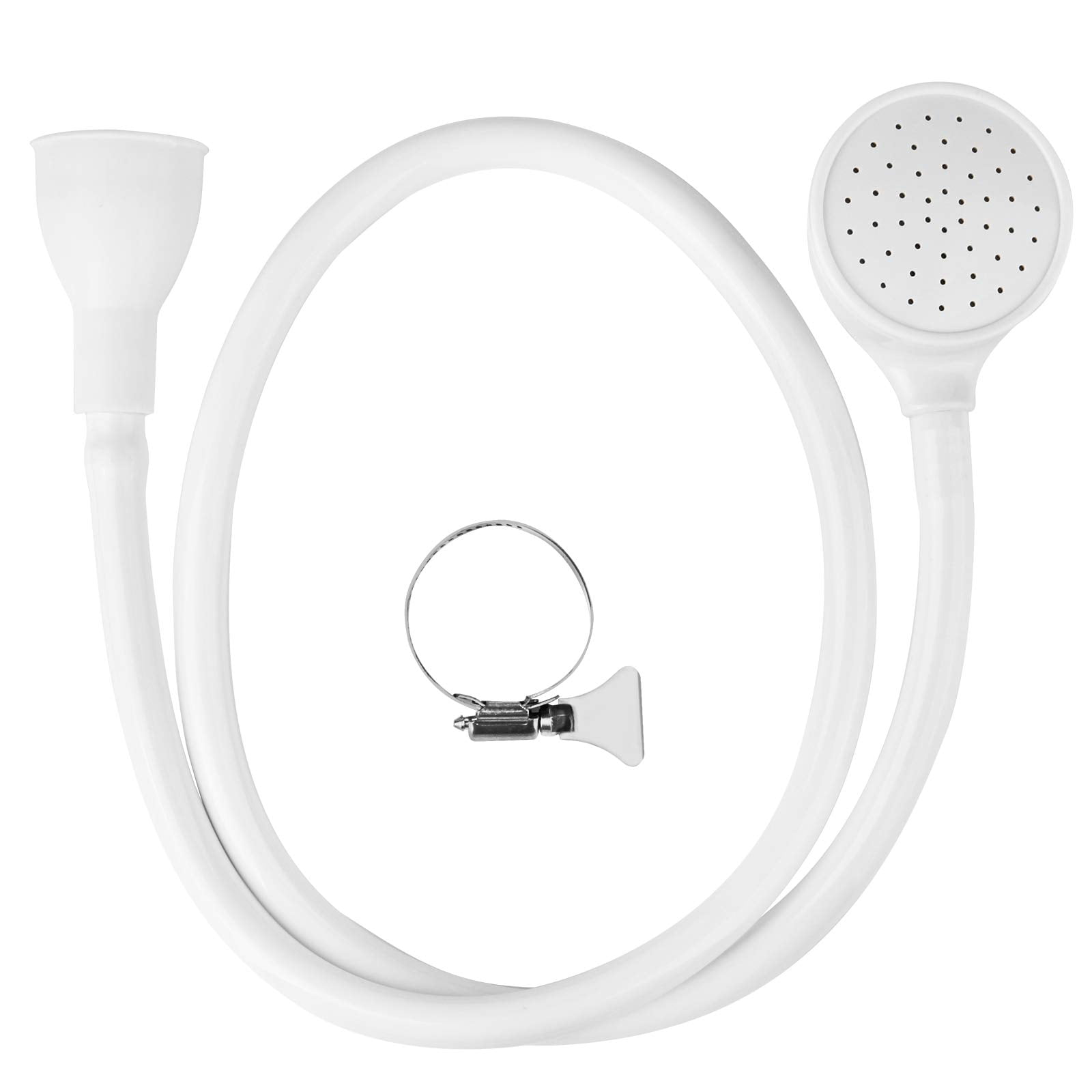 Dailiwei Pet Shower Attachment for Bathtub Faucet, Sink Faucet Sprayer Hose Attachment, Silver