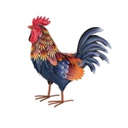 Regal Art & Gift 16" Arroyo Rooster Decor LG - Multi Metal Bird Statue