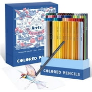 Arrtx Artist 72 Colored Pencils Set, Premium Soft Core Colored Leads for Professional, Beginners, Adult Coloring Books, Sketch Shading