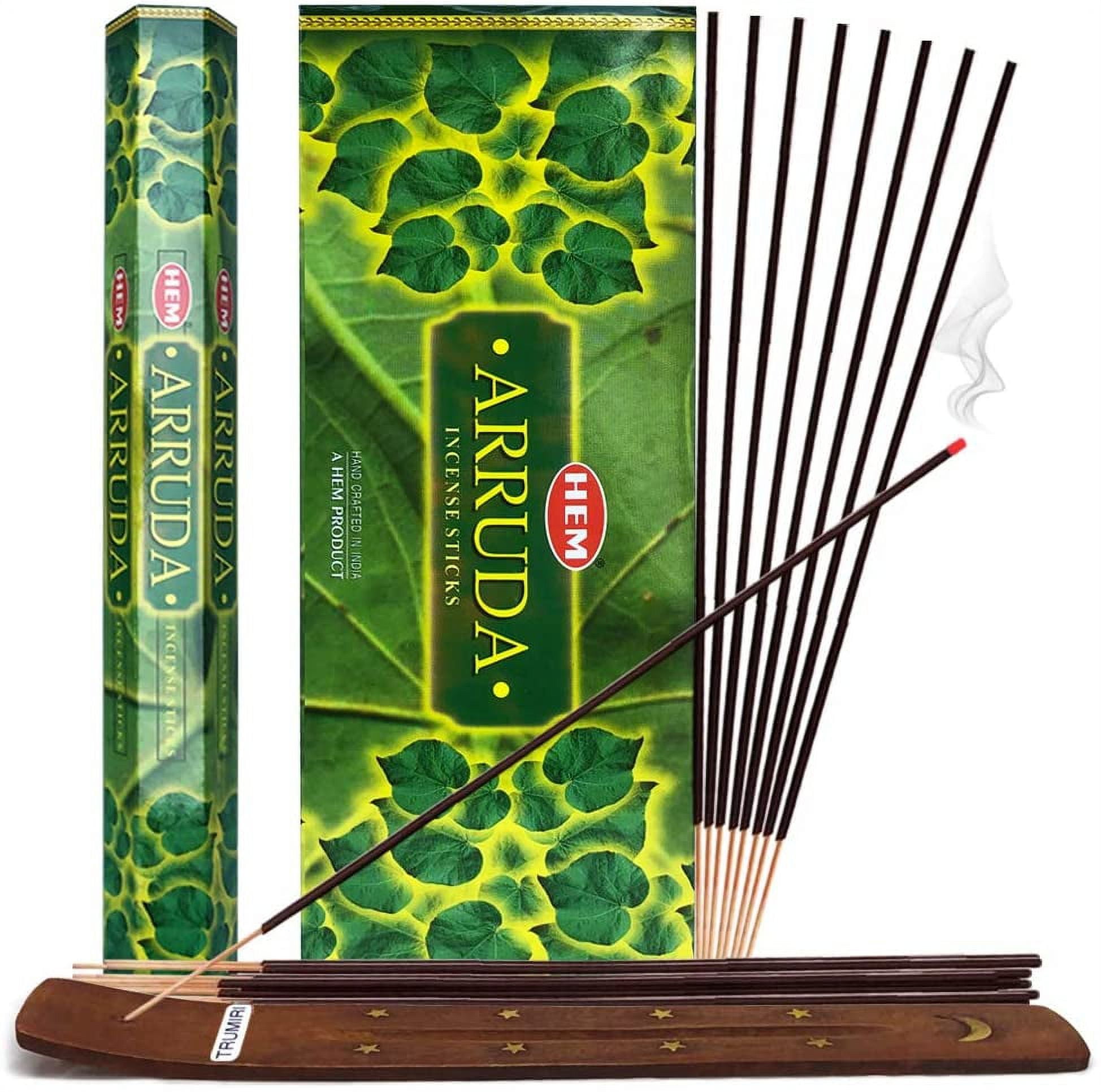 Arruda Incense Sticks And Incense Stick Holder Bundle Insence Insense